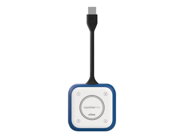 Vivitek LauncherOne, Dongeli, Musta, Sininen, Valkoinen, 802.11b,802.11g,Wi-Fi 4 (802.11n), Wi-Fi 4 (802.11n), 256-bit AES, USB