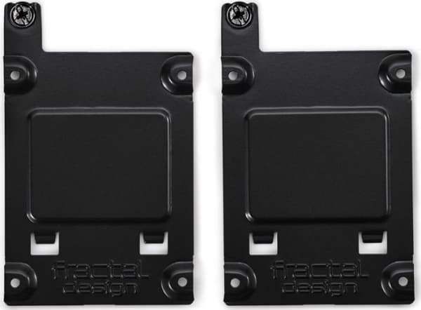 Fractal Design FD-ACC-SSD-A-BK-2P, Universaali, Kiintolevyn kiinnike, Musta, 2.5", 1 kpl, 26 mm