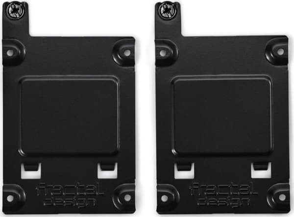 Fractal Design FD-ACC-SSD-A-BK-2P, Universaali, Kiintolevyn kiinnike, Musta, 2.5", 1 kpl, 26 mm
