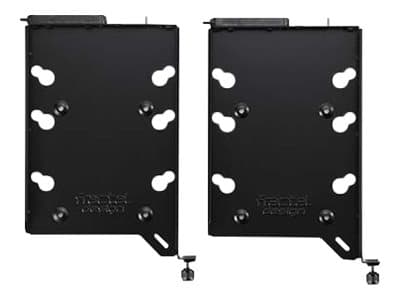 Fractal Design FD-ACC-SSD-A-BK-2P, Universaali, Kiintolevyn kiinnike, Musta, 2.5", 1 kpl, 26 mm