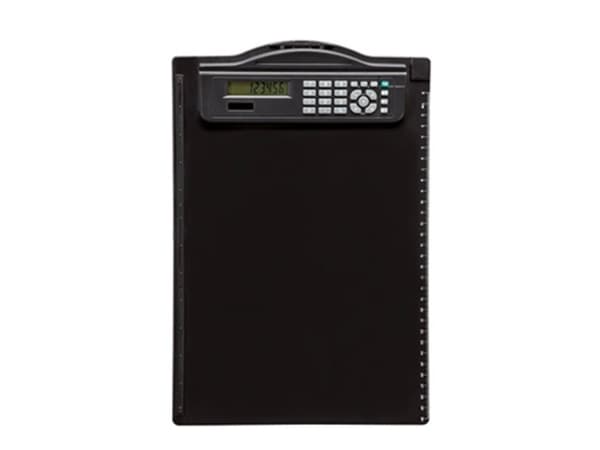 MAUL A4 Clipboard, Lomme, Grunnleggende, 8 sifre, Batteri/Solcelle, Sort