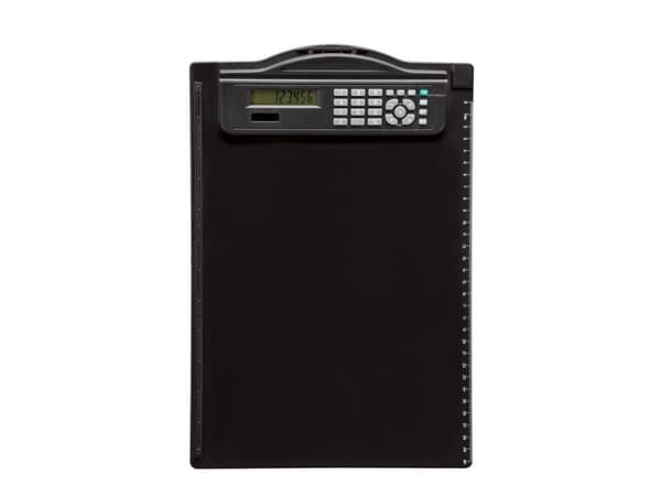 MAUL A4 Clipboard, Lomme, Grunnleggende, 8 sifre, Batteri/Solcelle, Sort