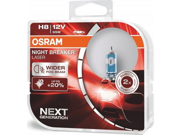 Osram Night Breaker Laser - H8 Bilpærer