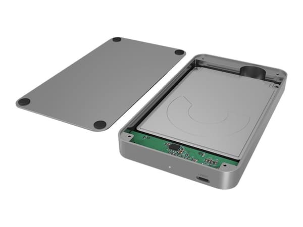 ICY BOX IB-247-C31 - Lagringspakning - 2,5" - SATA 6Gb/s - USB 3.1 (Gen 2) - antracit (sort) Antrasitt