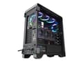 Miniatyrbild 2 av 5: Thermaltake A500 Aluminum TG - Tempered Glass Edition - tower - ATX - genomskinlig sidopanel (härdat glas) - ingen strömförsörjning (PS/2) - svart, r