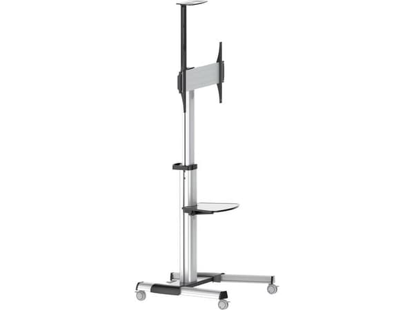 SpeaKa Professional SP-6646940, 177,8 cm (70"), 200 x 200 mm, 600 x 400 mm, -12 - 5°, Alumiini, Muovi, Terästä, Musta, Hopea