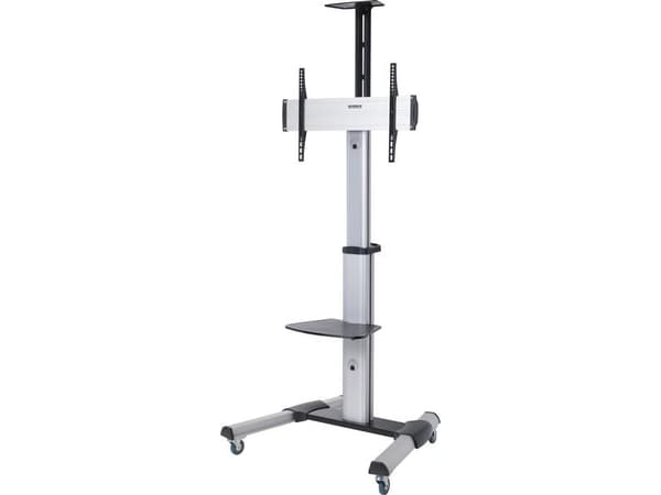 SpeaKa Professional SP-6646940, 177,8 cm (70"), 200 x 200 mm, 600 x 400 mm, -12 - 5°, Alumiini, Muovi, Terästä, Musta, Hopea