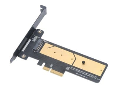 Akasa AK-PCCM2P-02 - Lagringskontroller - M.2 - M.2-kort - PCIe 3.0 x4 Sort, Gull