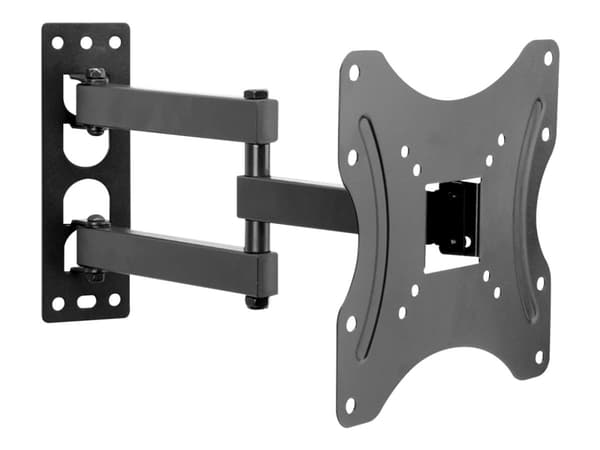 ART AR-60A - Brakett - for LCD-TV - metall - svart - skjermstørrelse: 19"-42" - veggmonterbar