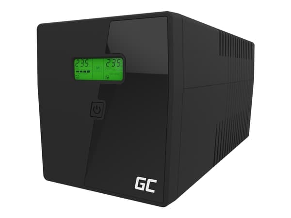 Green Cell Micropower 1000VA - UPS - AC 220/230/240 V - 600 watt - 1000 VA - 7 Ah - USB - utgangskontakter: 4