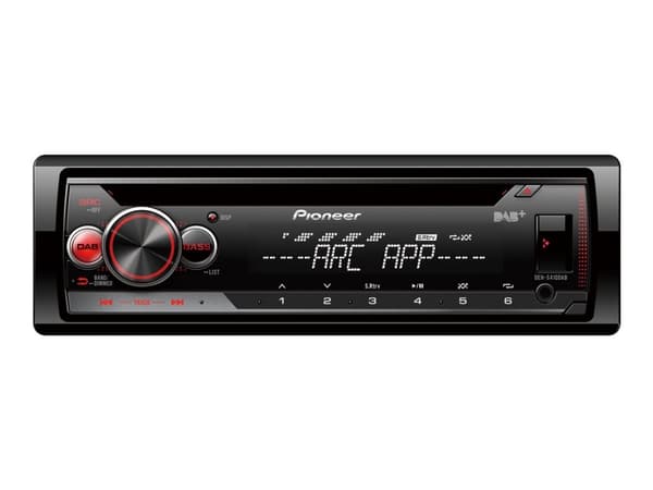 Pioneer DEH-S410DAB - Bil - CD-mottagare - in-streck - Enkel-DIN - 50 W x 4