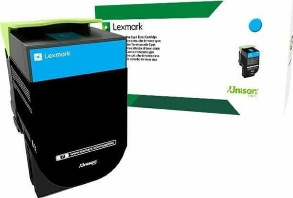 Lexmark - Høykapasitets - cyan - original - tonerpatron LCCP, LRP - for Lexmark C2325dw, C2425dw, C2535dw, MC2325adw, MC2425adw, MC2535adwe, MC2640ad