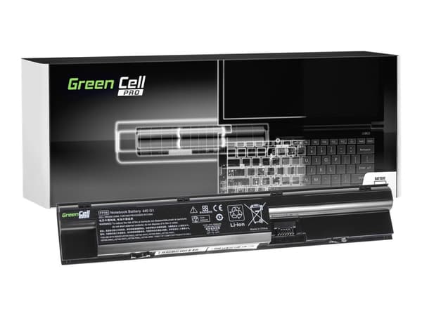 Green Cell PRO - Batteri til bærbar PC (tilsvarer: HP FP06) - litiumion - 6-cellers - 5200 mAh - svart - for HP ProBook 440 G0, 440 G1, 450 G0, 450 G
