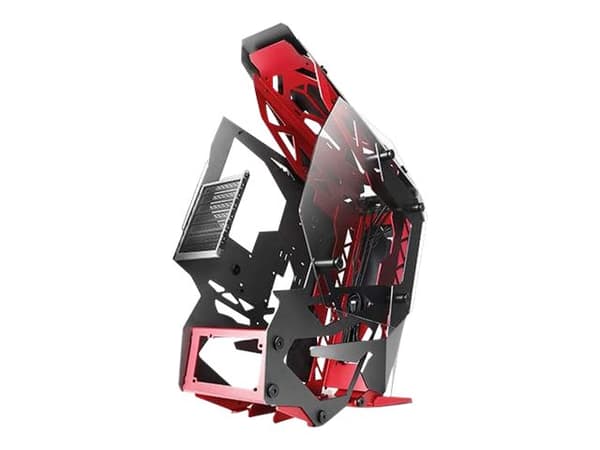 Antec Torque computer case, Midi Tower, PC, Musta, Punainen, ATX, EATX, ITX, mikro ATX, Alumiini, Pelaaminen
