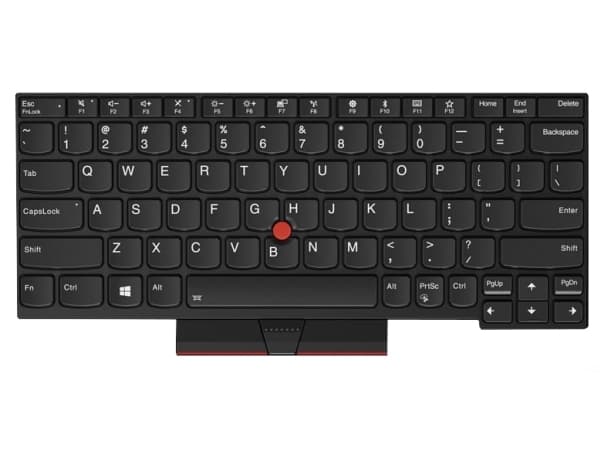 Lenovo 01YP212, Tangentbord, tyska, Tangentbord med bakgrundsbelysning, Lenovo, Thinkpad X280