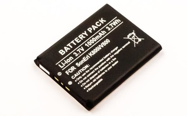CoreParts - Akku - Li-Ion - 1000 mAh - 3.7 Wh - Sony Ericsson Aino, C901, C903, G705, Naite, Satio, W205, W302, W395, W595, W705, W715 - Sony Ericsso