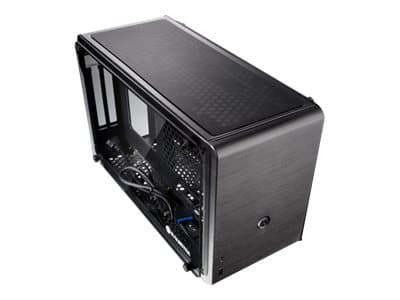 RAIJINTEK Ophion, Mini Tower, PC, Musta, Mini-ITX, Alumiini, Karkaistu lasi, Pelaaminen