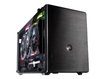 RAIJINTEK Ophion, Mini Tower, PC, Musta, Mini-ITX, Alumiini, Karkaistu lasi, Pelaaminen