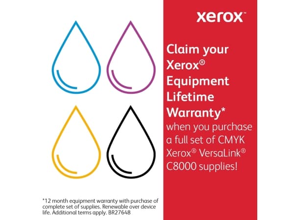 Xerox VersaLink C8000 - Høykapasitets - cyan - original - tonerpatron - for VersaLink C8000V/DT, C8000V/DTM