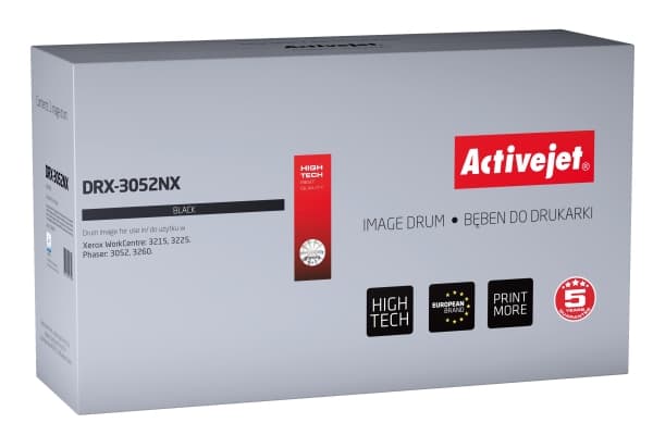 Activejet DRX-3052NX, Yhteensopiva, Xerox, Xerox WorkCentre: 3215, 3225. Xerox Phaser: 3052, 3260., 1 kpl, 10000 sivua, Lasertulostus