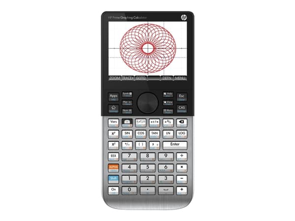 HP Prime, Työpöytä, Graafinen laskin, 33 lukua, Flash, Akku, Musta, Hopea