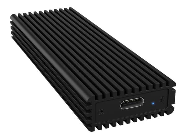 RaidSonic ICY BOX IB-1816M-C31 - Lagringspakning - M.2 - M.2 Card - NVME - USB 3.1 (Gen 2) - sort