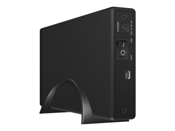 ICY BOX IB-377-C31 - Lagringspakke - 3,5" - SATA 6Gb/s - USB 3.1 (Gen 2) - svart