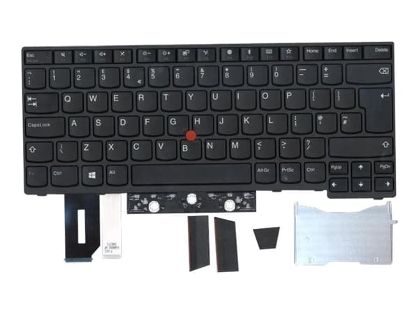 Lite-On SN8371 - Erstatningstastatur for bærbar PC - med Trackpoint - QWERTY - USA/UK - svart - FRU