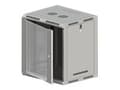 Pikkukuva 1 / 5: Alantec 5901738555785, Seinään asennettava laitekehikko, 12U, 50 kg, Harmaa