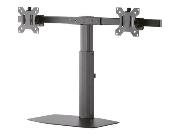 Neomounts FPMA-D865D - Jalusta - täysliike - 2 LCD-näytölle - musta - näytön koko: 10"-27" - pöytäteline, pöytäkiinnitettävä