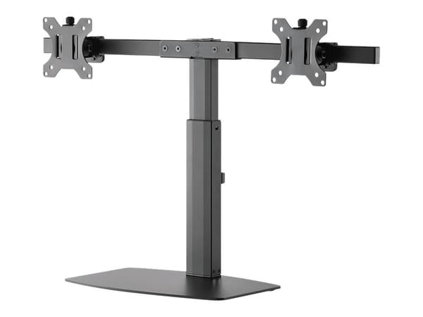 Neomounts FPMA-D865D - Jalusta - täysliike - 2 LCD-näytölle - musta - näytön koko: 10"-27" - pöytäteline, pöytäkiinnitettävä