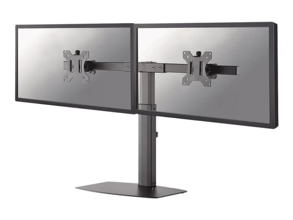 Neomounts FPMA-D865D - Jalusta - täysliike - 2 LCD-näytölle - musta - näytön koko: 10"-27" - pöytäteline, pöytäkiinnitettävä