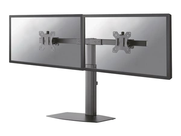 Neomounts FPMA-D865D - Jalusta - täysliike - 2 LCD-näytölle - musta - näytön koko: 10"-27" - pöytäteline, pöytäkiinnitettävä