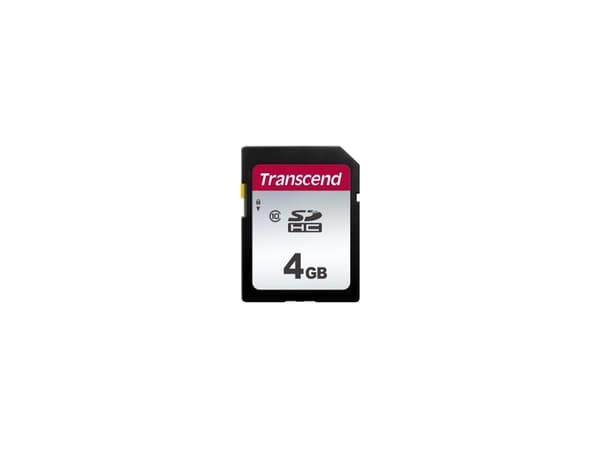 Transcend 300S - Flash-minneskort - 4 GB - Class 10 - SDHC
