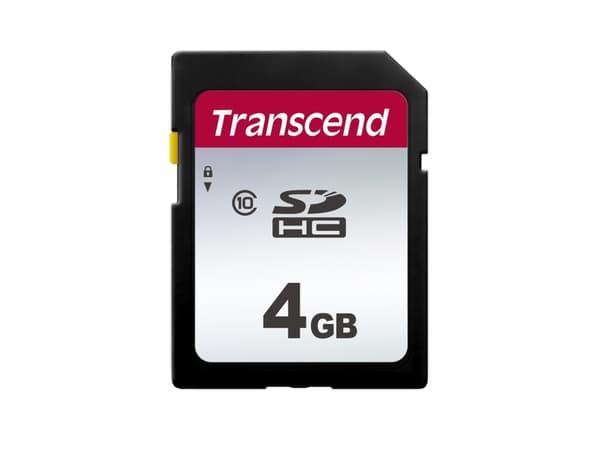 Transcend 300S - Flash-minneskort - 4 GB - Class 10 - SDHC