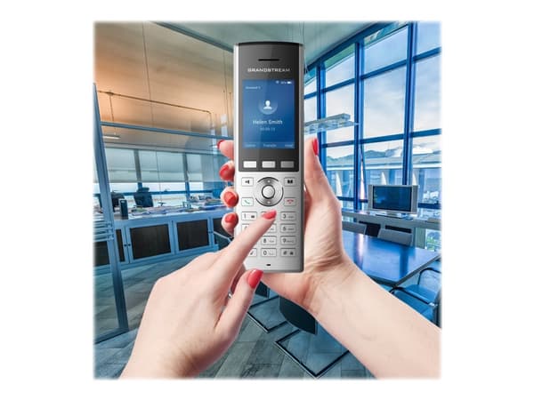 Grandstream WP820 - VoIP-telefon - med Bluetooth interface - IEEE 802.11a/b/g/n (Wi-Fi) - 3-riktad samtalsförmåg - SIP - 2 linjer