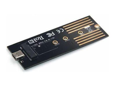CoreParts - Lagringspakke - M.2-kort - 10 GBps - USB 3.1 Sort