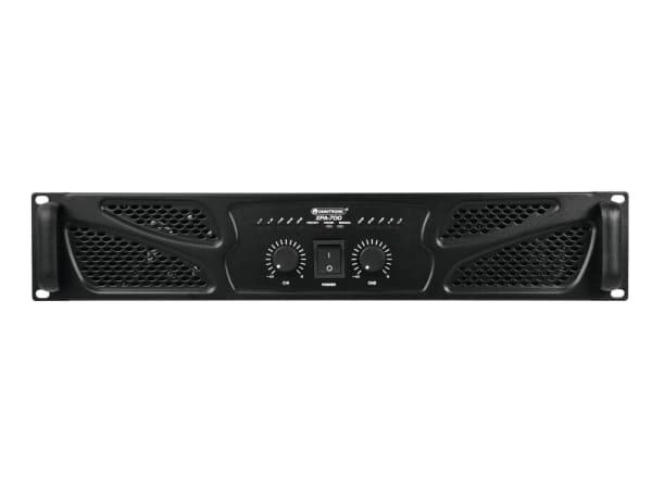 Omnitronic XPA-700, 2.0 kanaler, 350 W, A/B, 0,5%, 95 dB, 20000 O