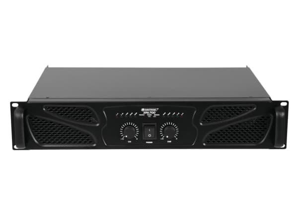 Omnitronic XPA-700, 2.0 kanaler, 350 W, A/B, 0,5%, 95 dB, 20000 O