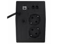 Pikkukuva 3 / 5: Green Cell Micropower 800VA - UPS - AC 220/230/240 V - 480 Watt - 800 VA - 9 At - USB - output-stikforbindelser: 2