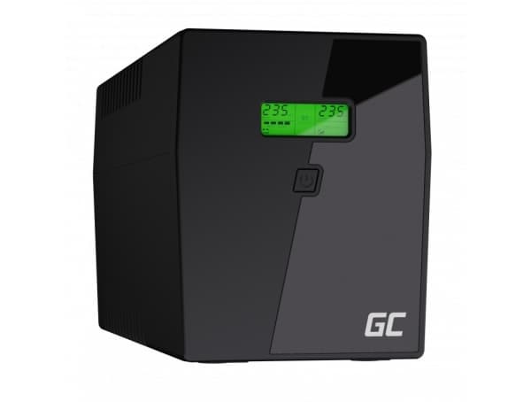 Green Cell Micropower - UPS - AC 220/230/240 V - 1200 watt - 2000 VA - 9 Ah - USB - utgangskontakter: 4