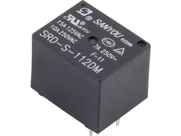 TRU COMPONENTS SRD-S-112DM Printrelæ 12 V/DC 15 A 1 x sluttekontakt 1 stk