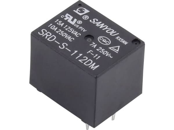 TRU COMPONENTS SRD-S-112DM Printrelæ 12 V/DC 15 A 1 x sluttekontakt 1 stk