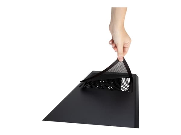 Inter-Tech C-3 Saphir - Tower - ATX - ingen strømforsyning (ATX) - svart - USB/lyd