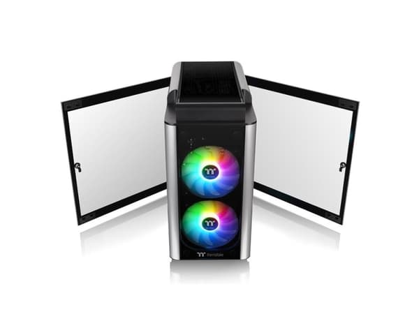 Thermaltake Level 20 GT ARGB - Tower - utvidet ATX (E-ATX) - sidepanel med vindu (herdet glass) - ingen strømforsyning (PS/2) - svart - USB/lyd