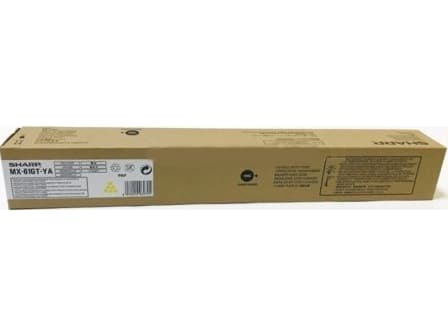 Sharp MX-61GTYA - Gul - original - tonerkassett - för Sharp MX-3070N, MX-3570N