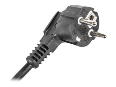 Lanberg PDU-03F-0200-BK - Tehonjakoyksikkö (räkkiversio) - AC 230 V - 4000 Watt - tulo: CEE 7/4/CEE 7/7 - lähtöliittimet: 3 (tyyppi F) - 1U - 10" - 2