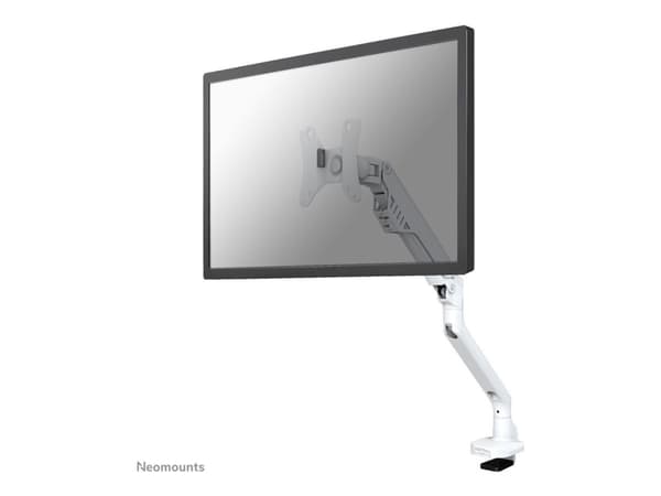 Neomounts FPMA-D750 - Monteringssett - full bevegelse - for LCD-skjerm - hvit - skjermstørrelse: 10"-32" - klemmemonterbar, malje, skrivebordsmonterb