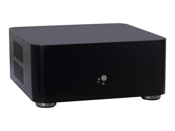 Inter-Tech A80 - Tower - ITX - strömadapter 60 Watt - svart - USB