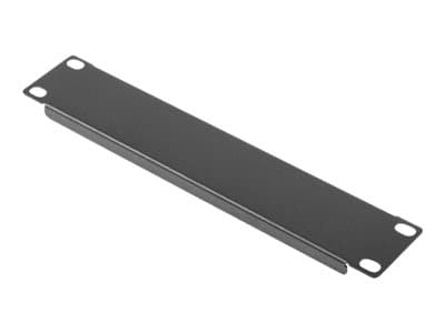 Lanberg - Rackdöljande panel - RAL 9004, svart - 1U - 10"
